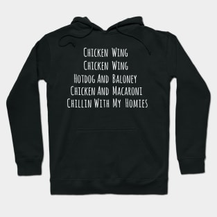 Chicken Wing Chicken Wing Hot Dog And Baloney Gift for Generation Z Hoodie